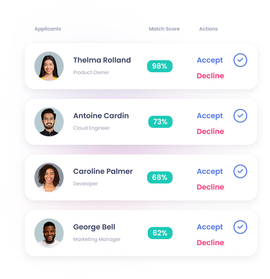 Fill open roles faster through internal mobility
