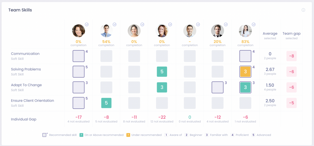 nestor skills matrix