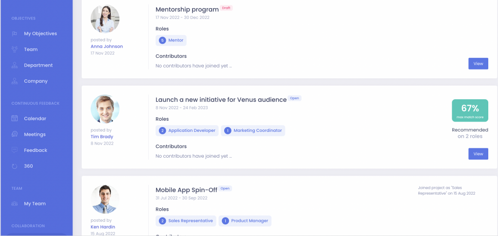 nestor internal talent marketplace